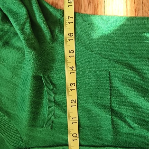 GAP womens green cardigan size small 100% cotton short sleeve button front soft - Picture 10 of 15